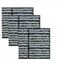 Papel de regalo negro con partitura x 3 unidades