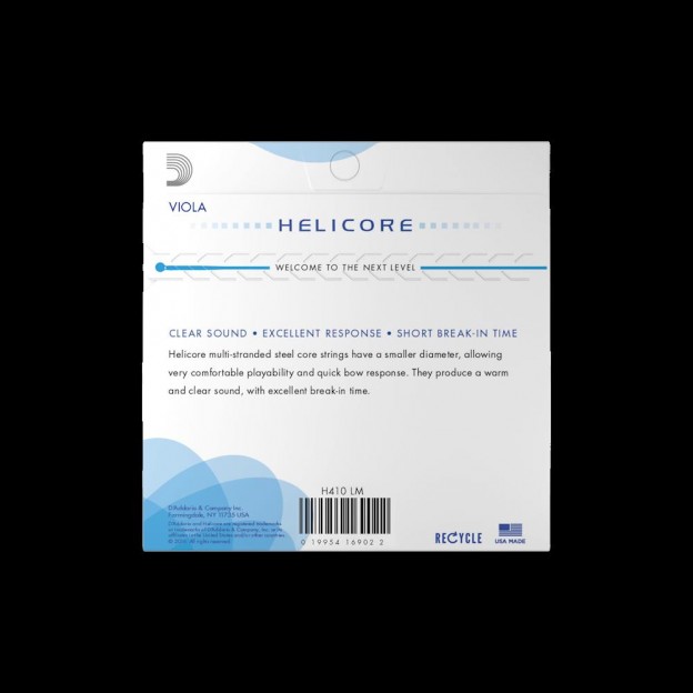 Cuerda de viola D'Addario Helicore 2ª Re Long, Light