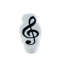 Treble clef shaped eraser x 10 units