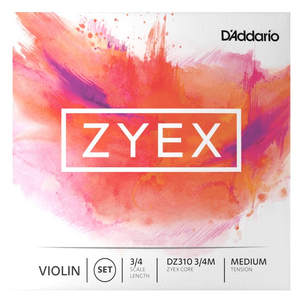 Cuerda violín D'Addario Zyex DZ312 2ª La 3/4 Medium