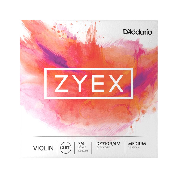 Cuerda violín D'Addario Zyex DZ312 2ª La 3/4 Medium