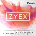Cuerda violín D'Addario Zyex DZ312 2ª La 3/4 Medium