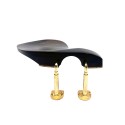 Mentonnière pour Violon/Alto Wolf Guarneri palissandre pieds dorés KH-12