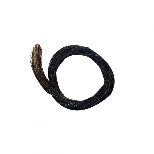 Crin naturel noir de Mongolie pour contrebasse