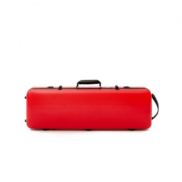 Artist Dynamic oblong violin  case with sheet music bag. Red (B-Stock No. 138)