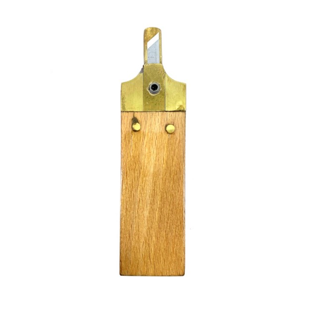 Marcador de canal de dos cuchillas con mango de madera 060020