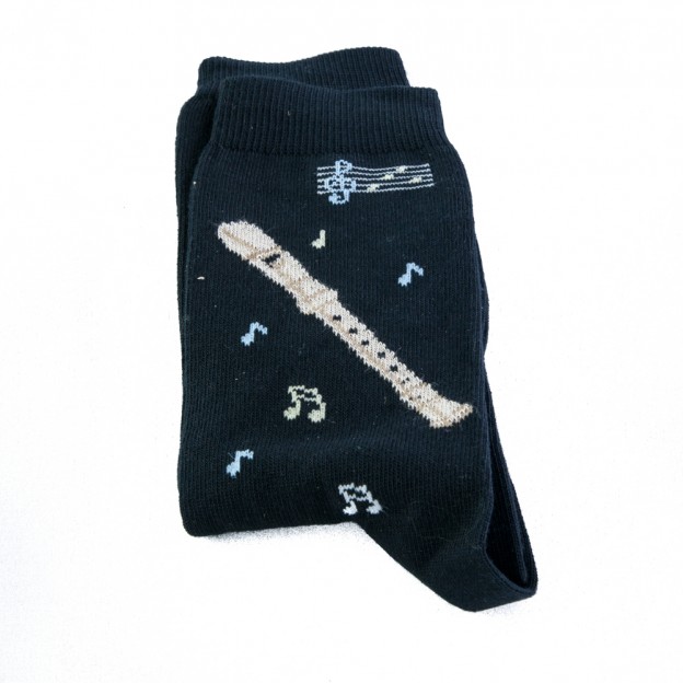 Black recorder socks