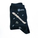 Calcetines negros flauta dulce (taille 43-45)