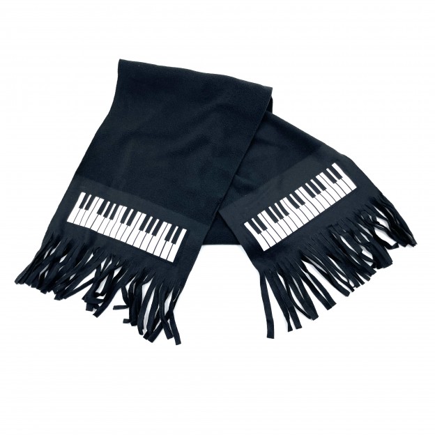 Keyboard wool scarf