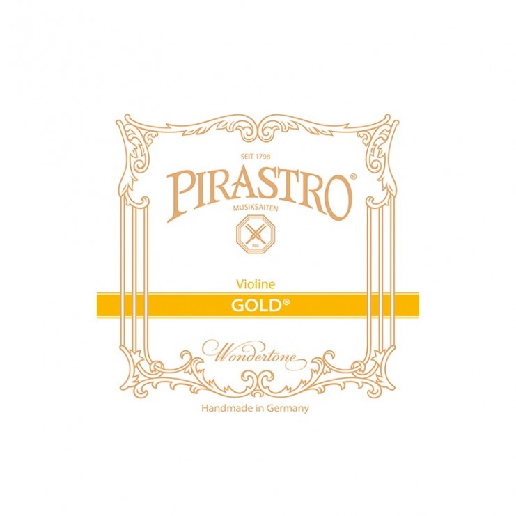 Corde de Violon Pirastro Gold 315131 1re Mi boule 4/4 Heavy