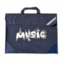 Cartera bleu "MUSIC"