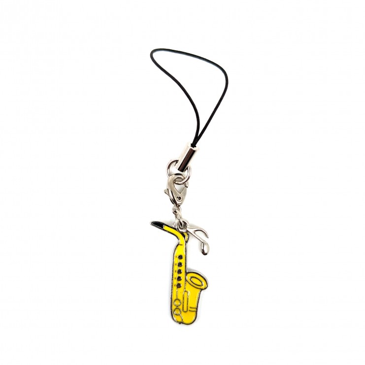 Colgante saxophone pour el móvil