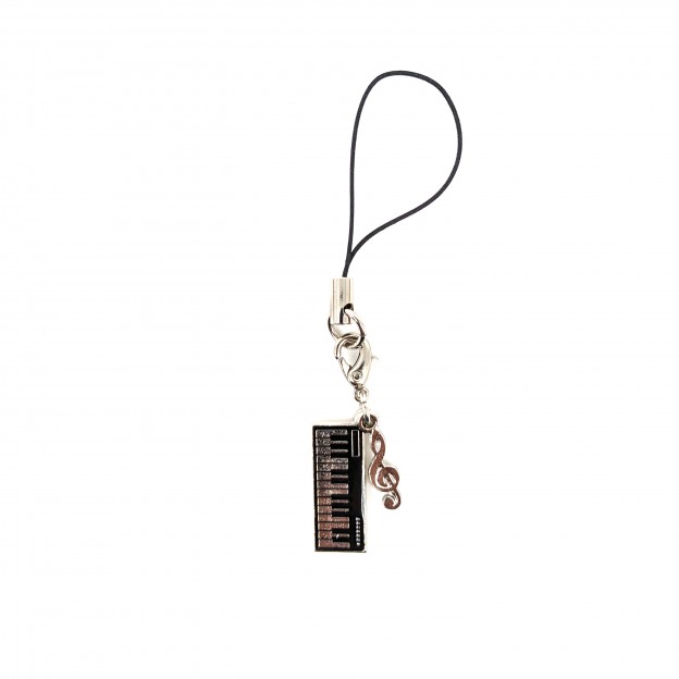 necklace - keychain piano keyboard