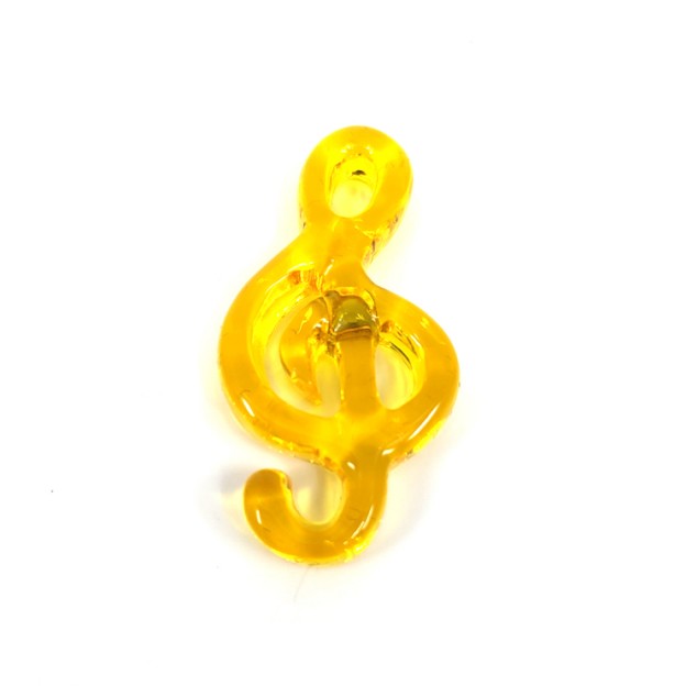 Yellow magnet treble clef