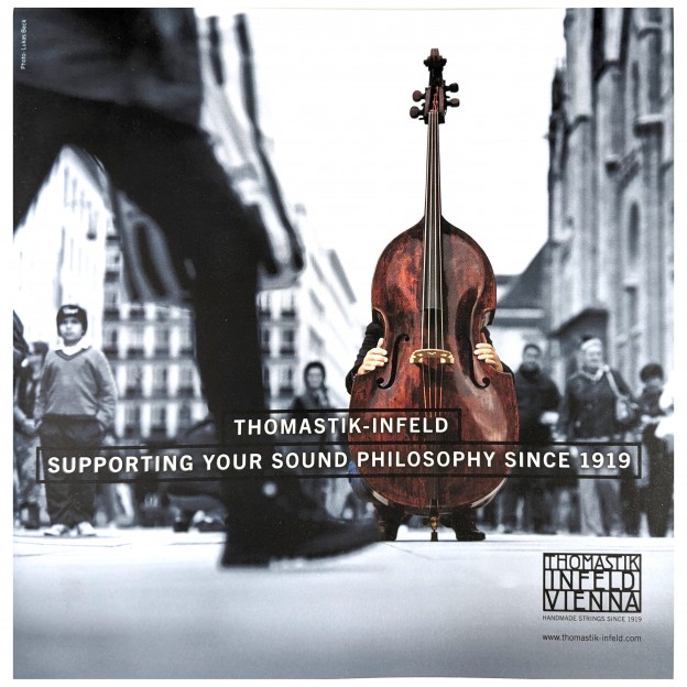 Tríptico cuerdas Contrabajo Thomastik "Supporting your sound philosophy since 1919"