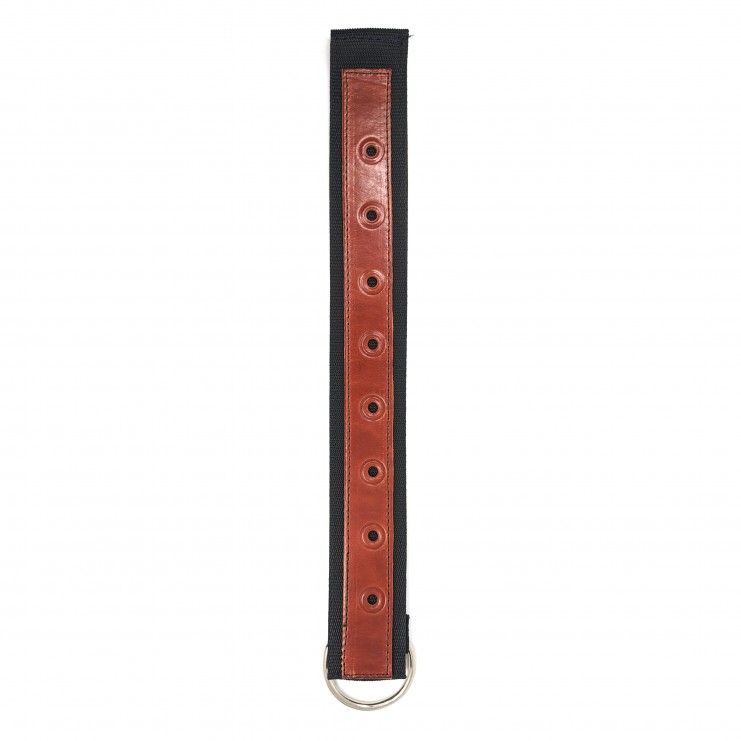 Leather endpin anchor for cello