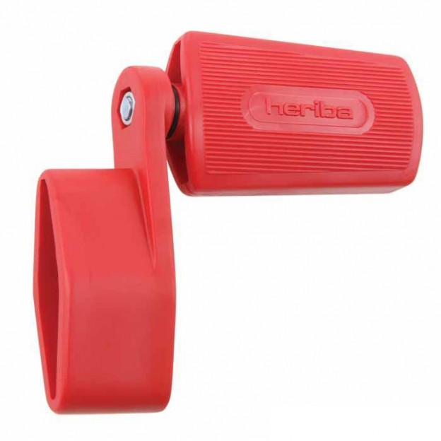 Red plastic double bass string winder