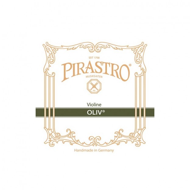 Pirastro Oliv 211832 violin 3rd D gut/silver string, 13 1/2, 4/4, with tube, Light