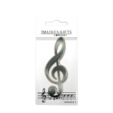 Gold treble clef magnet