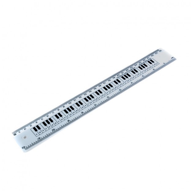 Règle blanche teccôté 30 cm