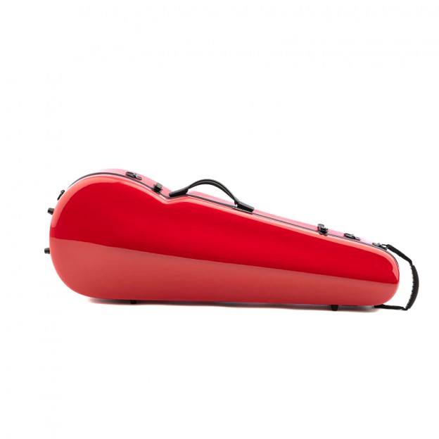 Rapsody Rainbow red shaped viola case (B-stock No. 253)