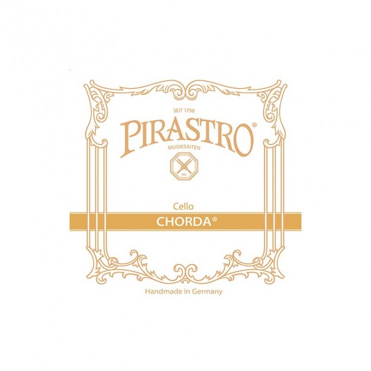 Corde de violoncelle Pirastro Chorda 132230 2e Ré 28 1/2 boyau-platejada 4/4 Light