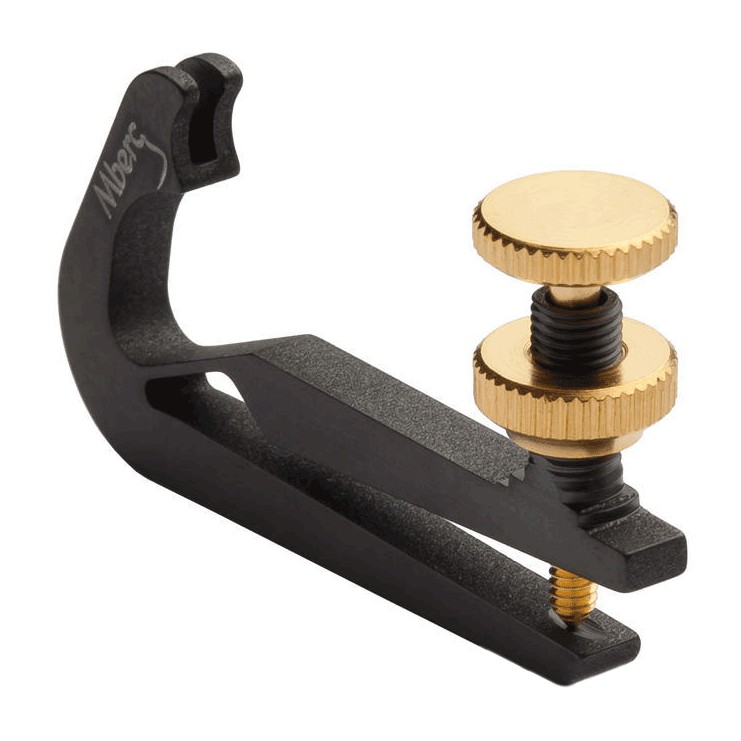 Titanium violin and viola adjuster black/gold