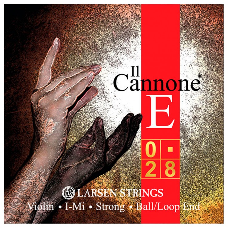 Corde de Violon Larsen Il Cannone 1re Mi boule-Llaç 0.28 4/4 Forte