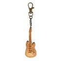 Porte-clés en bois guitare électrique