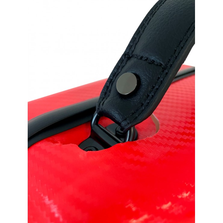 Étui rectangulaire pour violon Artist Dynamic en polycarbonate avec poche à partitions 4/4 rouge (B-Stock nº 138)
