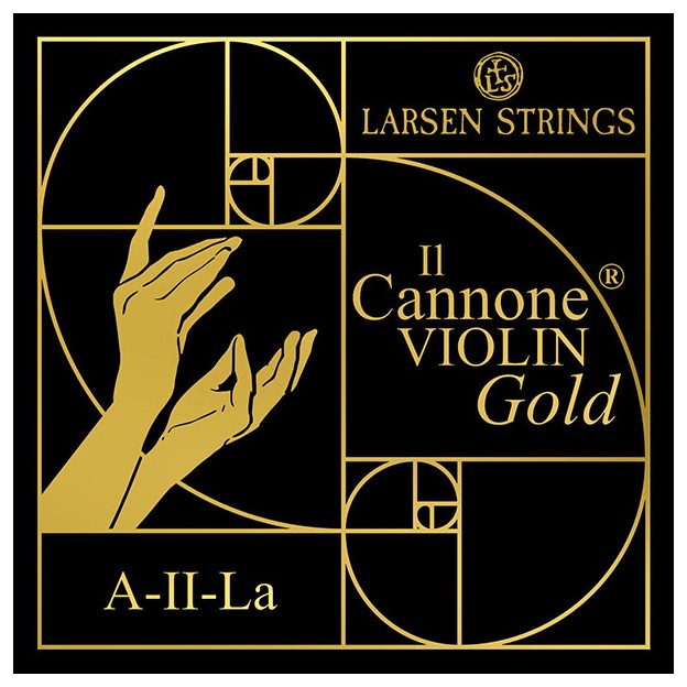 Corde de Violon Larsen Il Cannone Gold 2e La 4/4 Medium