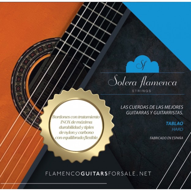 Set de  Cuerdas guitarra Solera Flamenca Tablao tensión media-alta