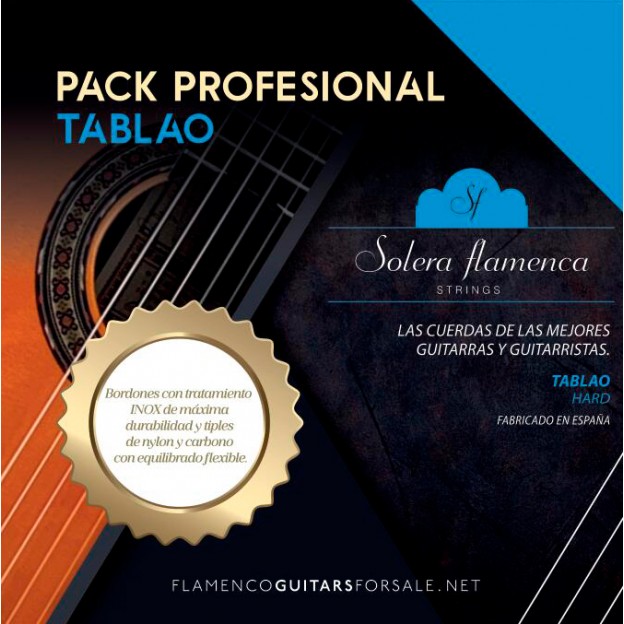 SF-11 Corde guitare Solera Flamenca Tablao set High. Pack Professional