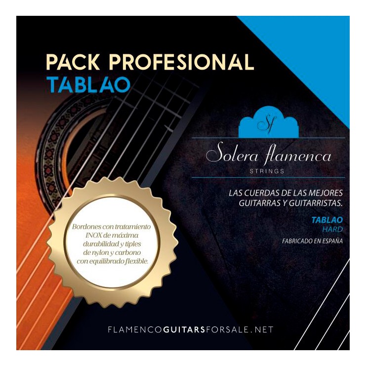SF-11 Corde guitare Solera Flamenca Tablao set High. Pack Professional
