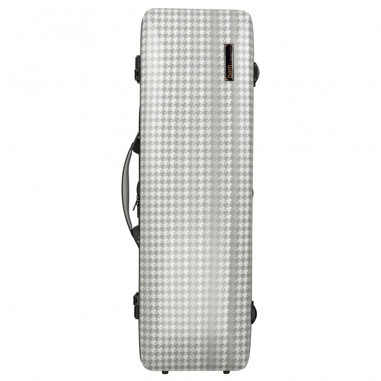 Estoig violí Bam CAB2018XLS Cabourg Hightech rectangular Ed. Limitada gris/plata