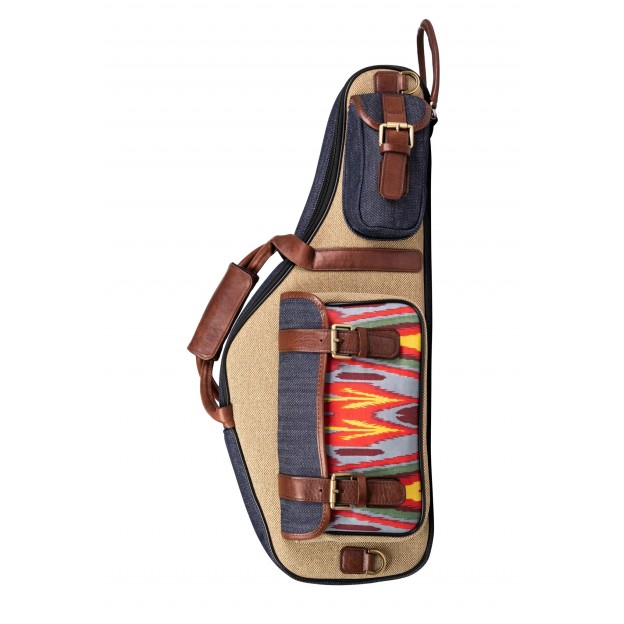 Ikat Nashville grey/beige alto saxophone bag IKAT3001SCA