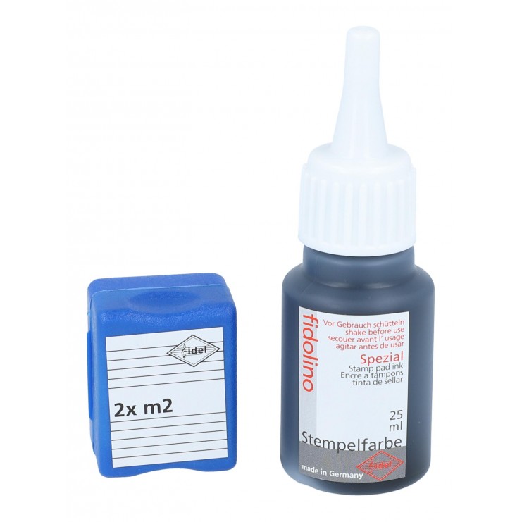 2M-2 Fidolino para estampar pentagrama doble + tinta
