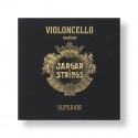 Jeu de cordes de violoncelle Jargar supérieure Medium