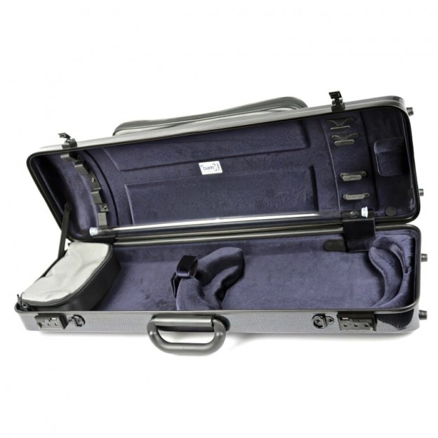 Estuche de violín Bam rectangular Hightech con bolsa 2011XL