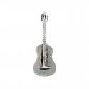 Classical guitar silver pin