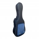 Estoig guitarra clàssica Rapsody FOAM negre/vermell