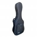 Estoig guitarra clàssica Rapsody FOAM negre/vermell