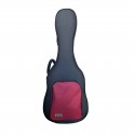 Estoig guitarra clàssica Rapsody FOAM negre/vermell