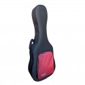 Estoig guitarra clàssica Rapsody FOAM negre/vermell