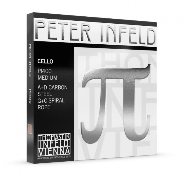 Jeu de cordes de violoncelle Thomastik Peter Infeld PI400 Medium