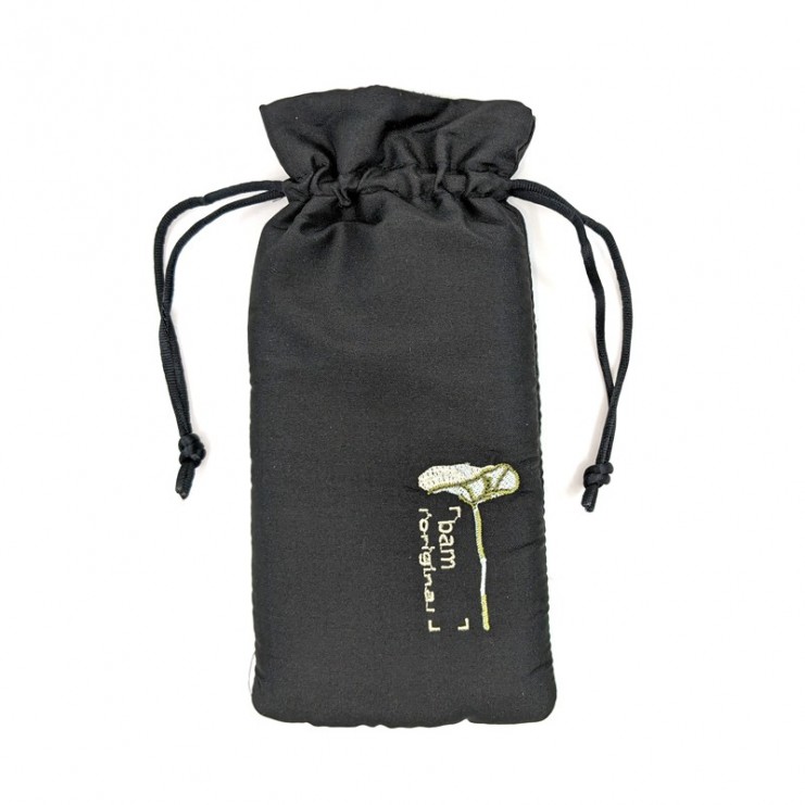 MP-0034 Sac Bam de soie naturel pour Embouchure de clarinette basse, saxophone barítono o basse