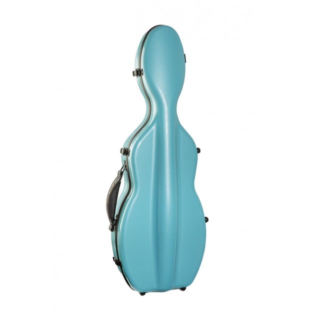 Rapsody Rocket 3D turquoise violin case, previous model (B-Stock No. 301)