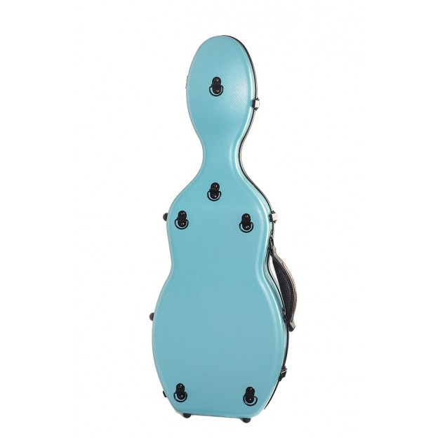 Rapsody Rocket 3D turquoise violin case, previous model (B-Stock No. 301)