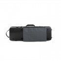 Estoig viola Artist Dynamic policarbonat rectangular amb bossa partitures negre