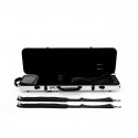 Estoig viola Artist Dynamic policarbonat rectangular amb bossa partitures negre